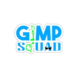 GIMP Squad Die-Cut Sticker