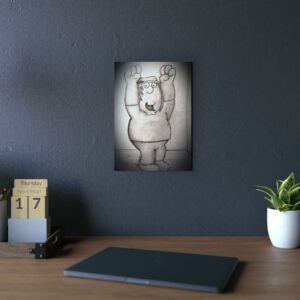 Aluminum Composite Panel — Chris Griffin Pencil Portrait