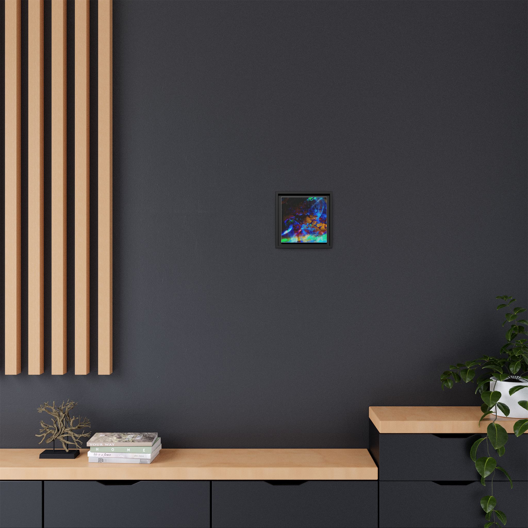James Webb Telescope Photo? Nope..."Mark's Painting Again" Matte Canvas Framed Wall Art - Image 8