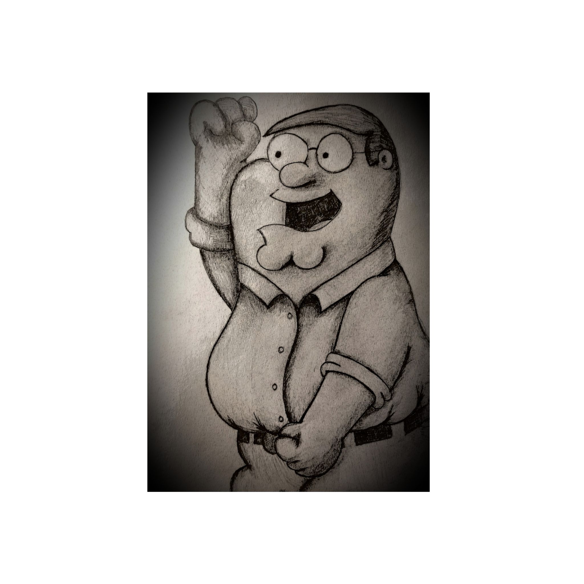 Metal Sign — “Peter Griffin's Got a Mustache! I Know!” - Image 2