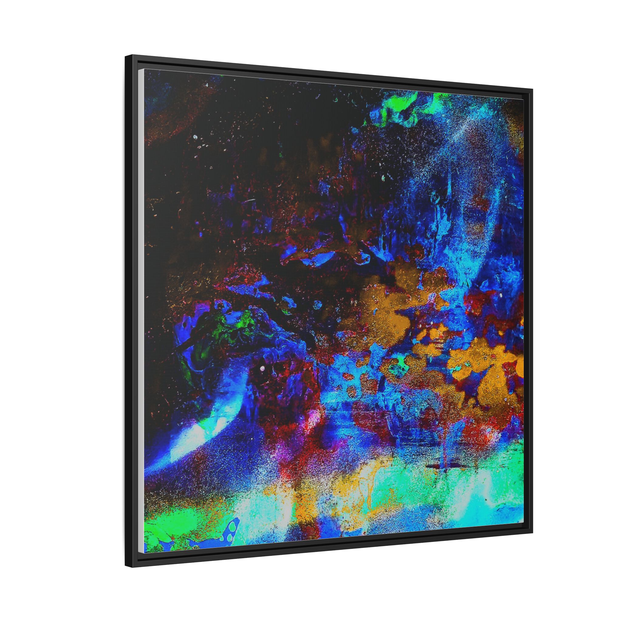 James Webb Telescope Photo? Nope..."Mark's Painting Again" Matte Canvas Framed Wall Art - Image 14