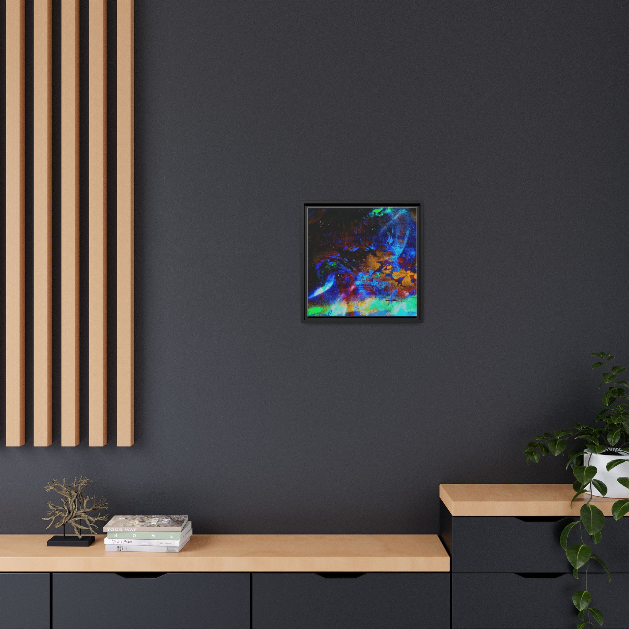 James Webb Telescope Photo? Nope..."Mark's Painting Again" Matte Canvas Framed Wall Art - Image 12
