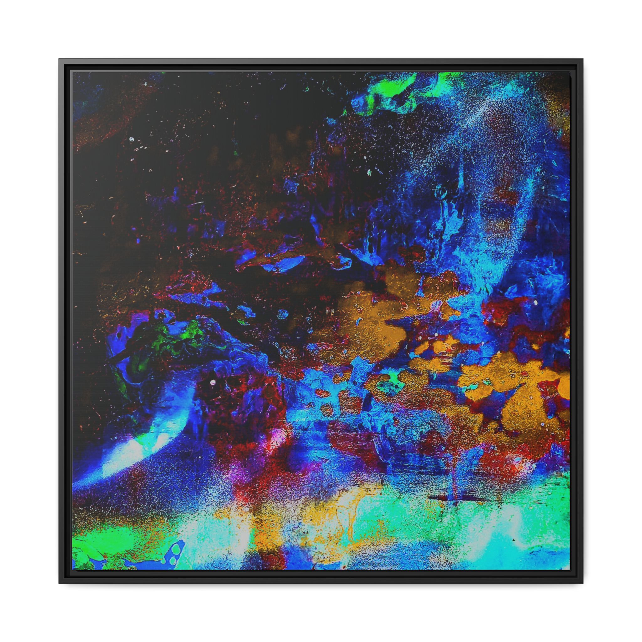 James Webb Telescope Photo? Nope..."Mark's Painting Again" Matte Canvas Framed Wall Art - Image 13