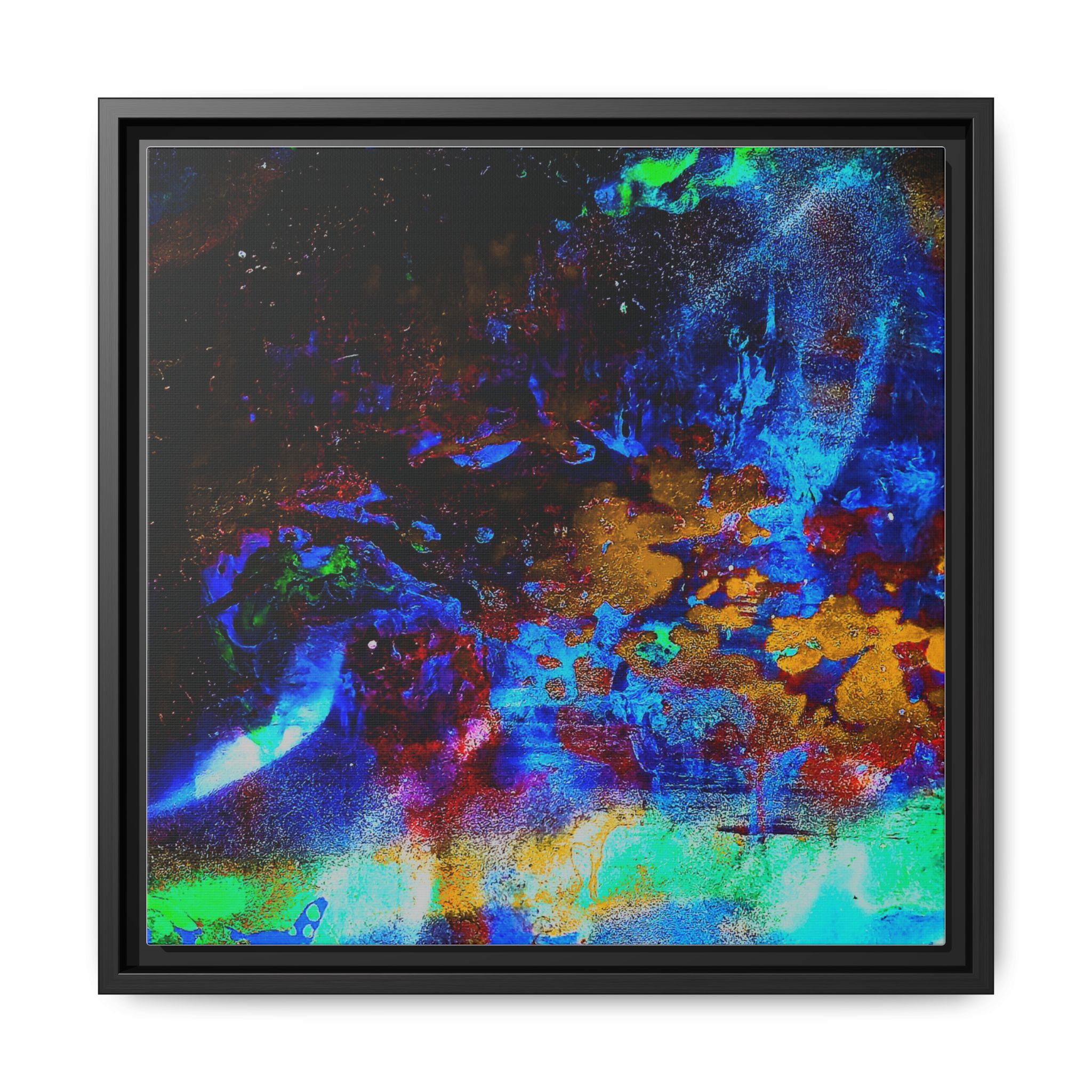 James Webb Telescope Photo? Nope..."Mark's Painting Again" Matte Canvas Framed Wall Art - Image 9