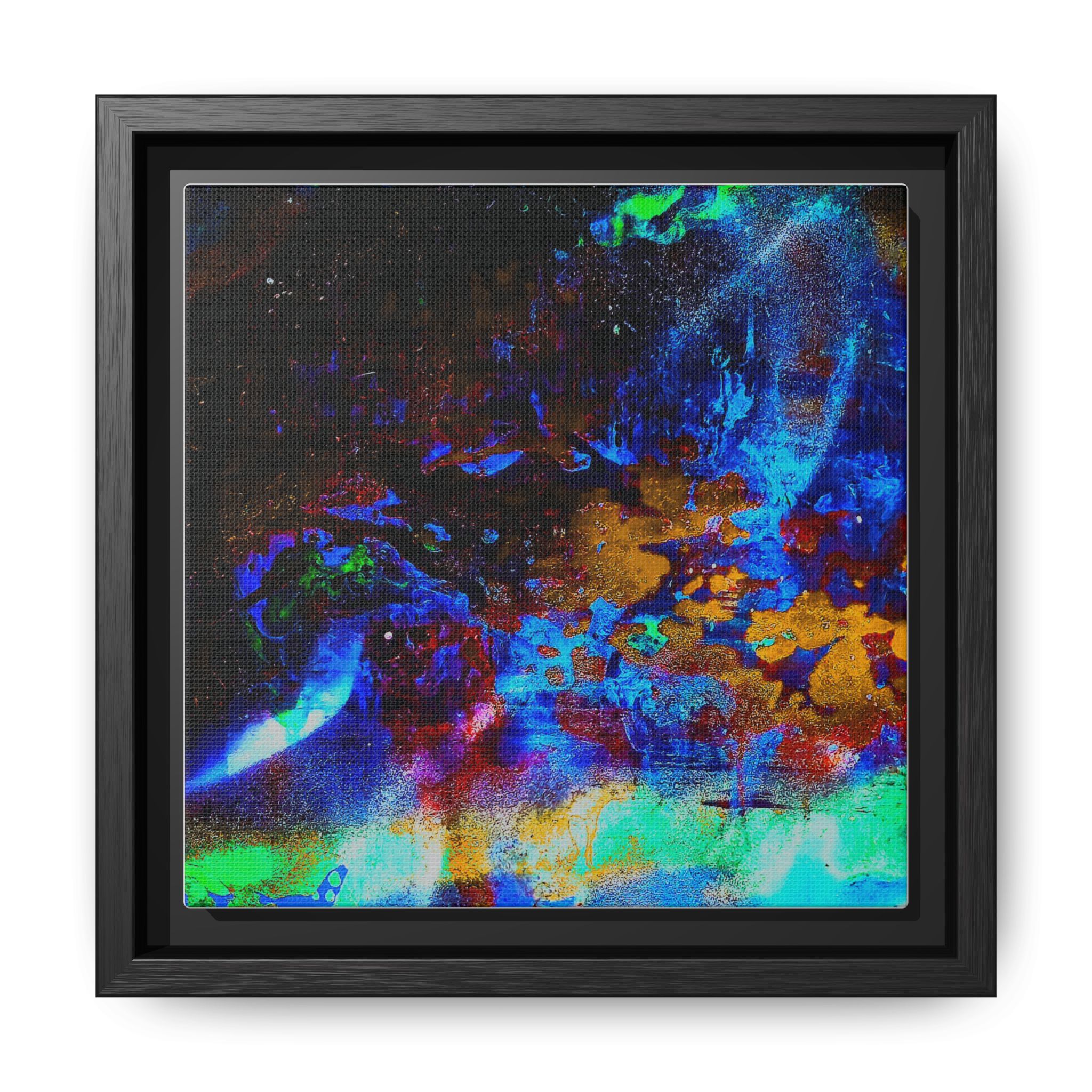 James Webb Telescope Photo? Nope..."Mark's Painting Again" Matte Canvas Framed Wall Art - Image 5