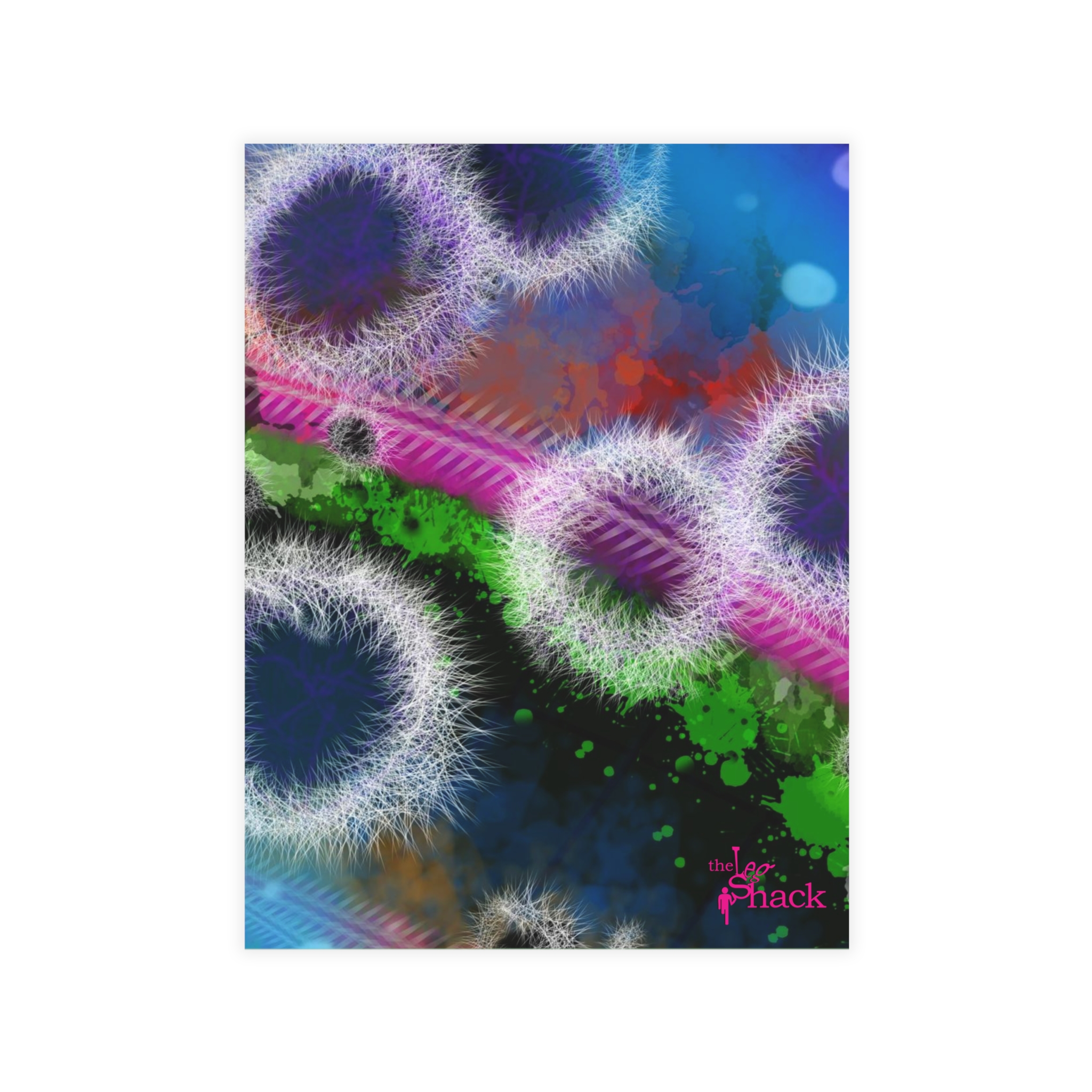 Trippy Mushroom Greeting Card Bundle — Psychedelic Postcards with Envelopes - Image 2