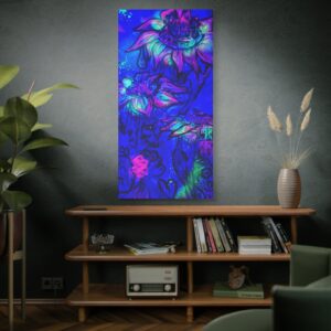 Phoenix Phlowers  by Mark Urich UV Glow Sunflower Wall Art, Matte Stretched 1.25"