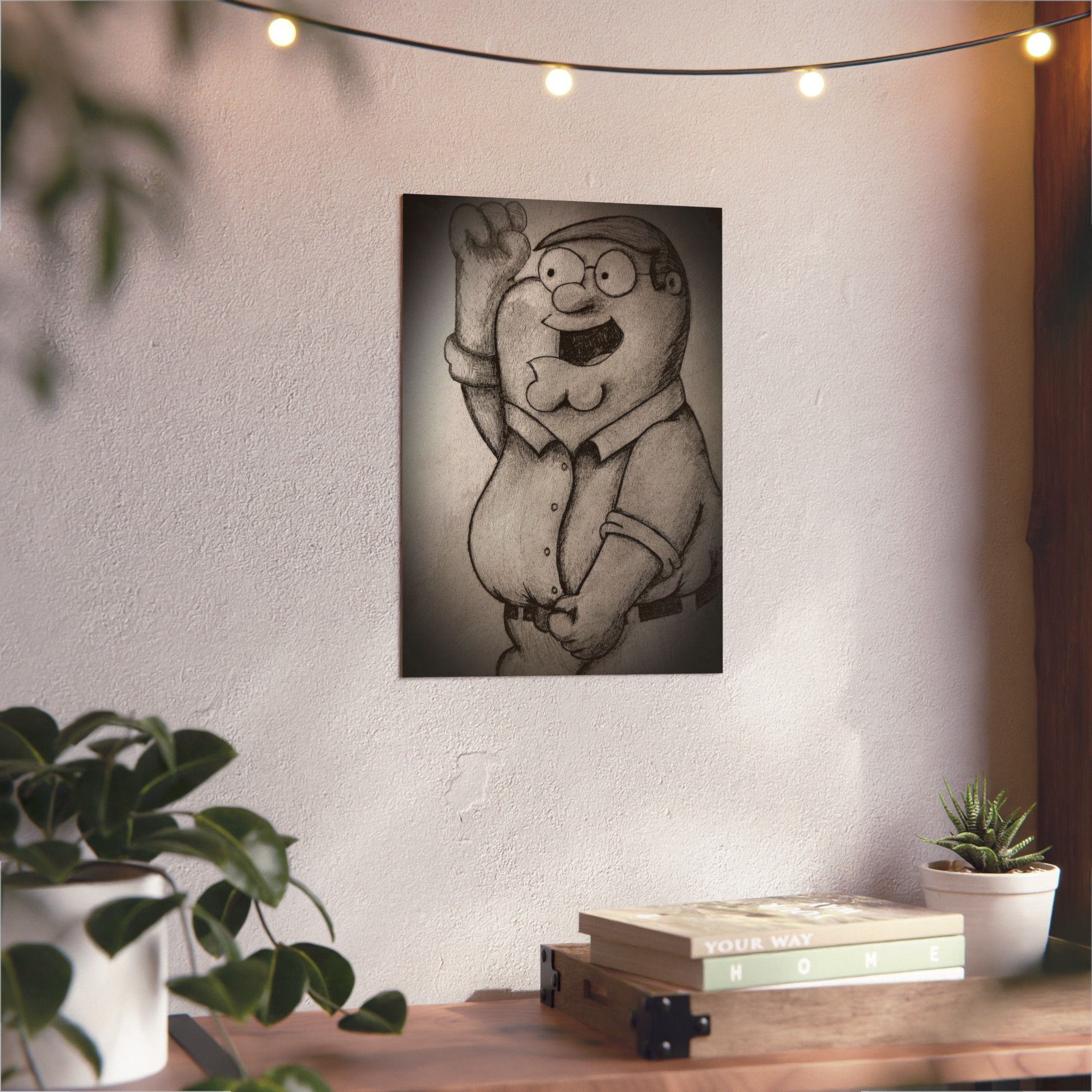 Metal Sign — “Peter Griffin's Got a Mustache! I Know!” - Image 4