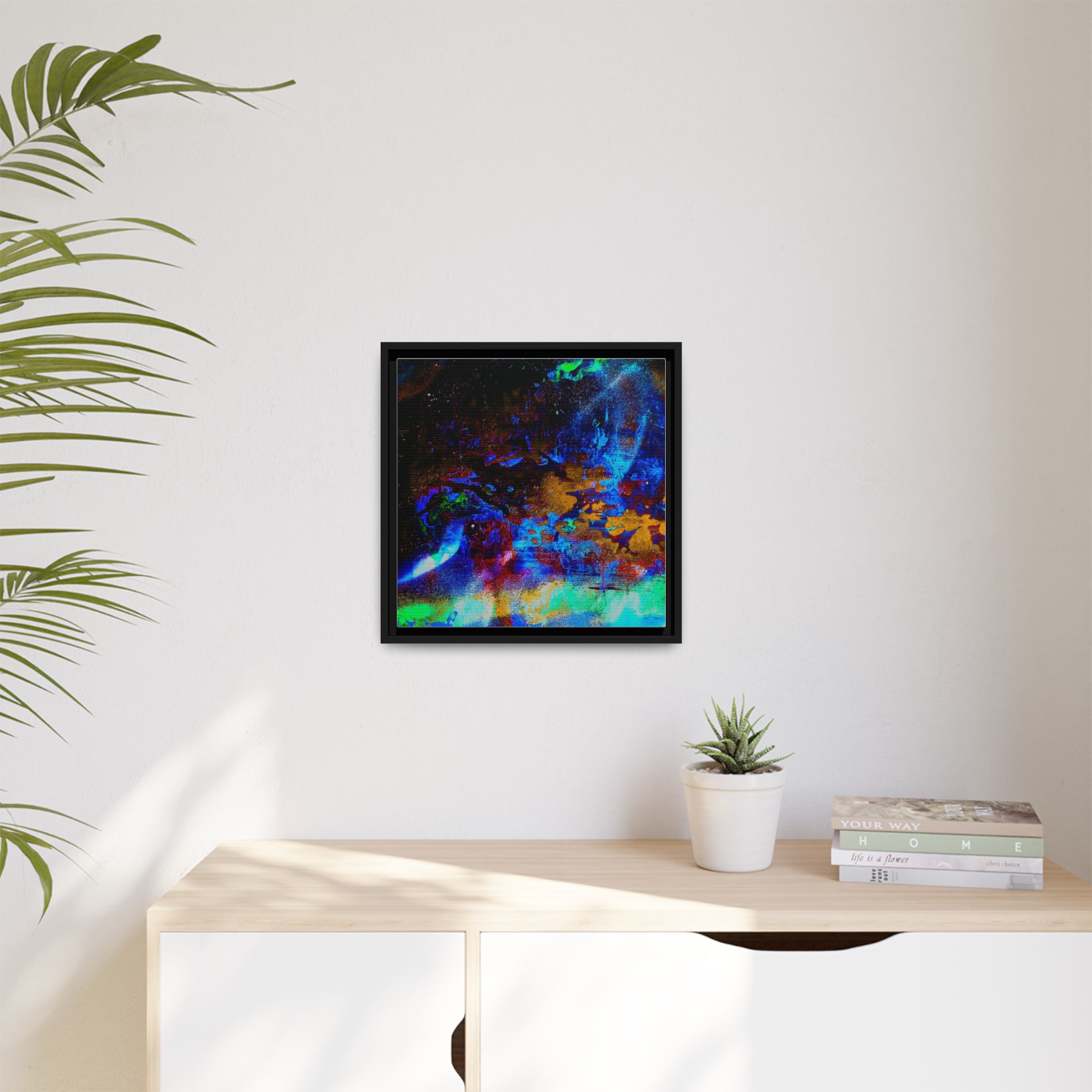 James Webb Telescope Photo? Nope..."Mark's Painting Again" Matte Canvas Framed Wall Art - Image 11