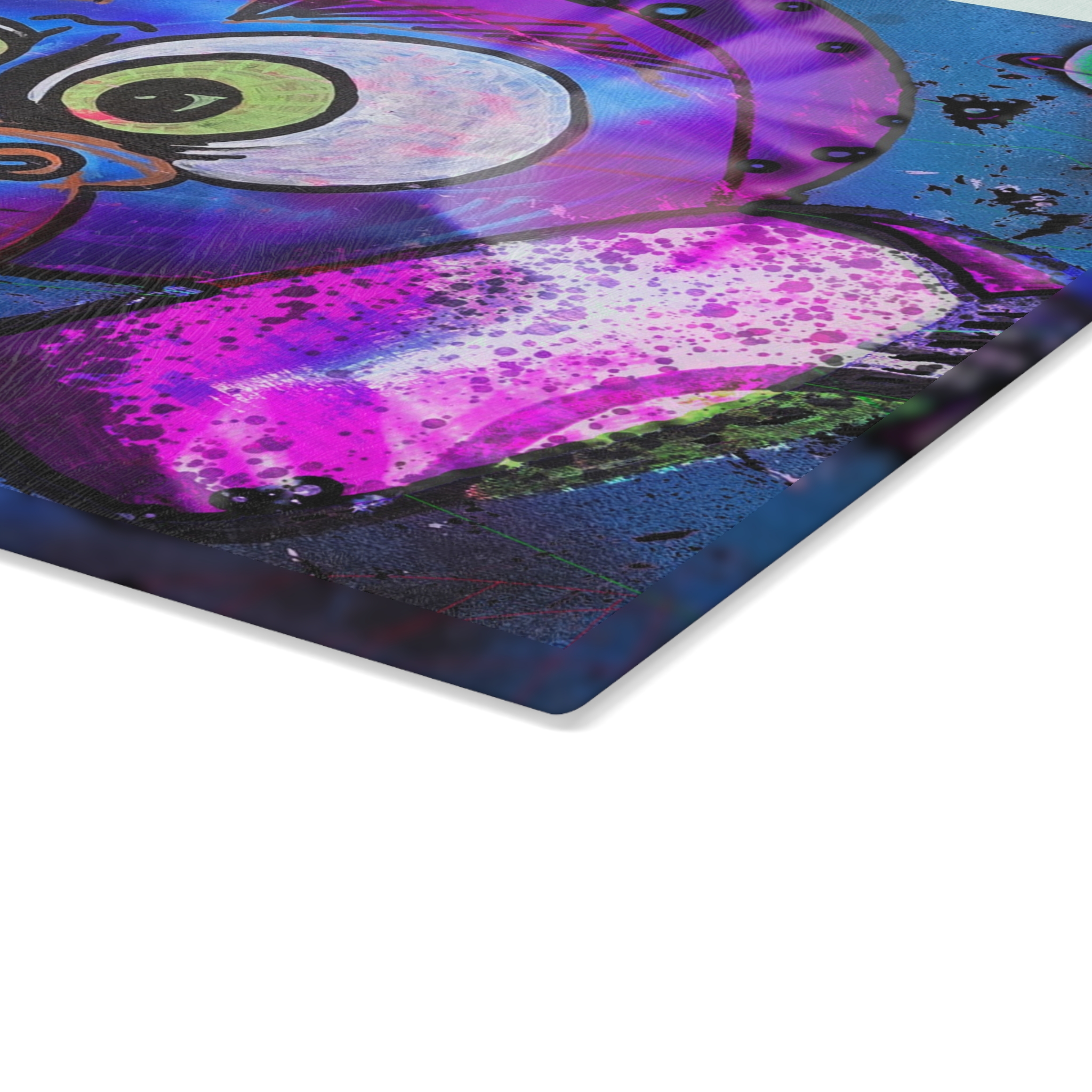 Space Monkey Glass Cutting Board — "That Funky Monkey Cut It" - Image 3
