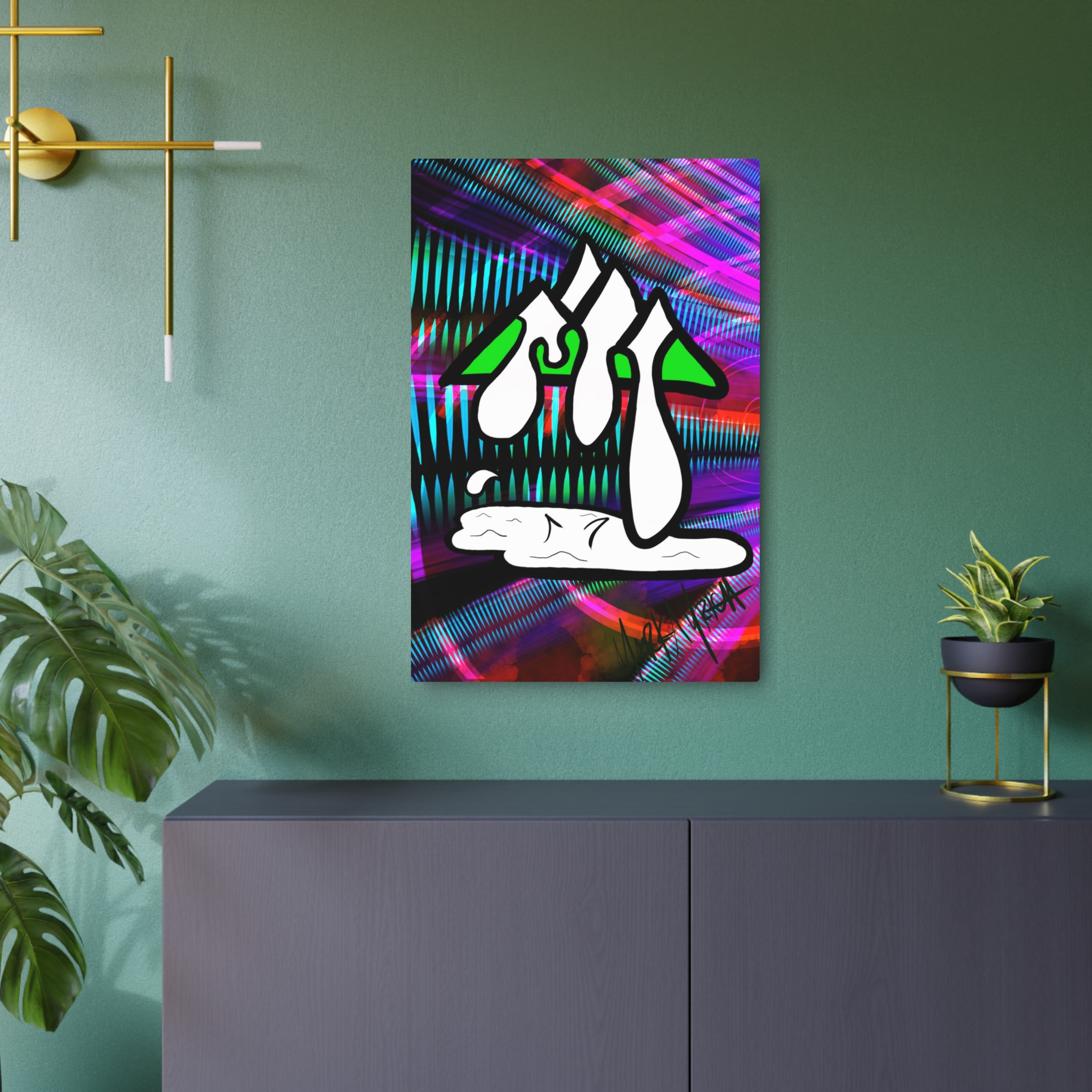 Drippy Trippy 'Mountain Dew' Metal Art Sign —Not Soda Wall Decor - Image 5