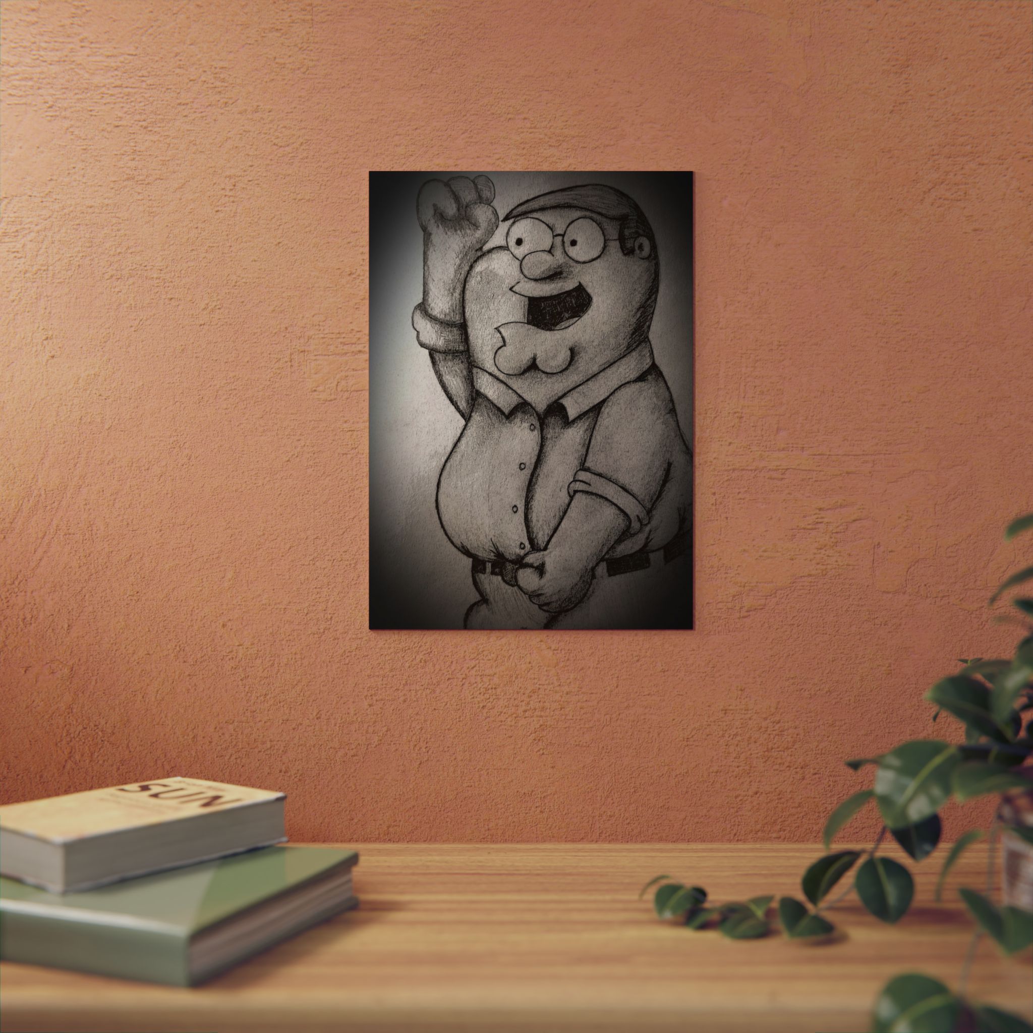 Metal Sign — “Peter Griffin's Got a Mustache! I Know!” - Image 3