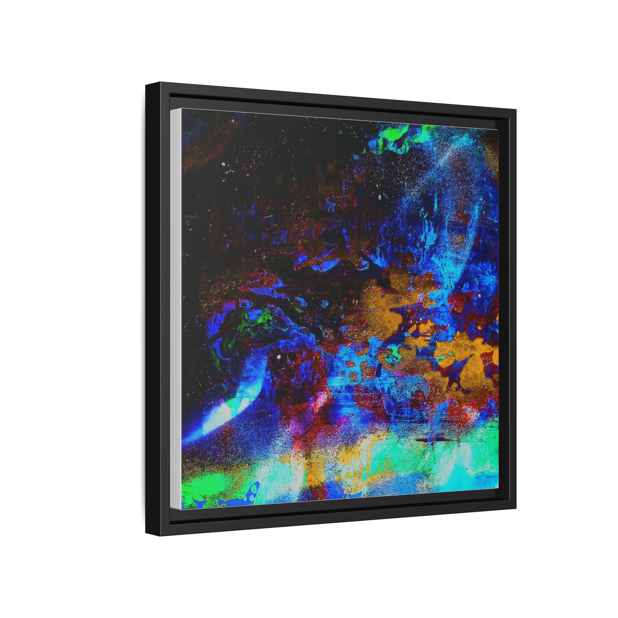 James Webb Telescope Photo? Nope..."Mark's Painting Again" Matte Canvas Framed Wall Art - Image 10