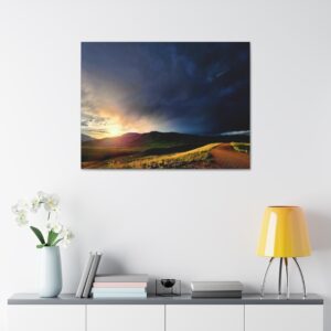 Canvas Print — "Take Me Home, Country Roads" Golden Sunshine Over Grand County