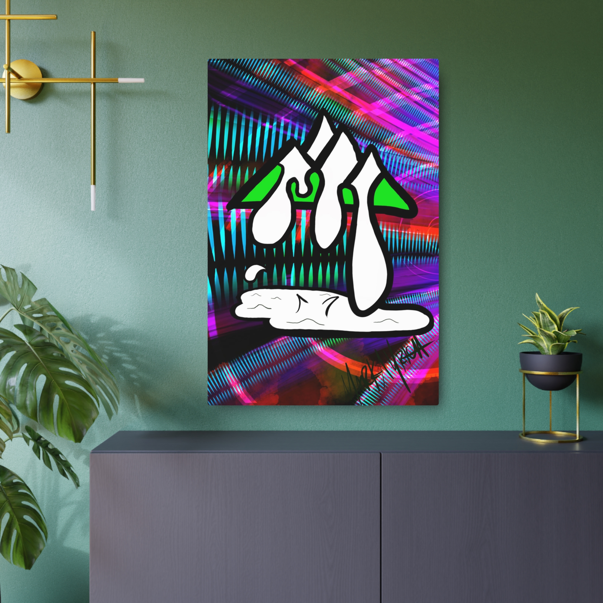 Drippy Trippy 'Mountain Dew' Metal Art Sign —Not Soda Wall Decor - Image 7