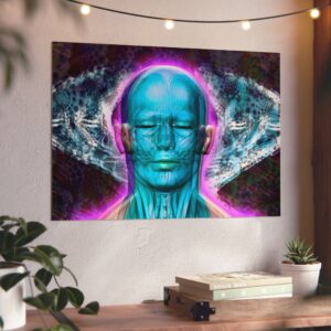 Dimethyltryptamine Metal Sign — Psychedelic DMT Wall Art