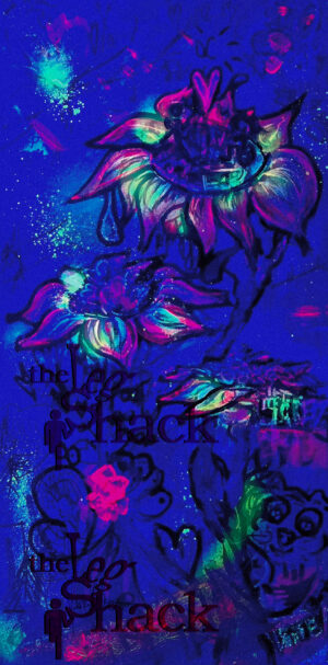 Phoenix Phlowers  by Mark Urich UV Glow Sunflower Wall Art, Matte Stretched 1.25"