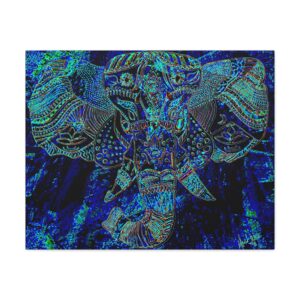 Pachydermis Dimethyltryptamis Matte Canvas Wall Art - Stretched 1.25"