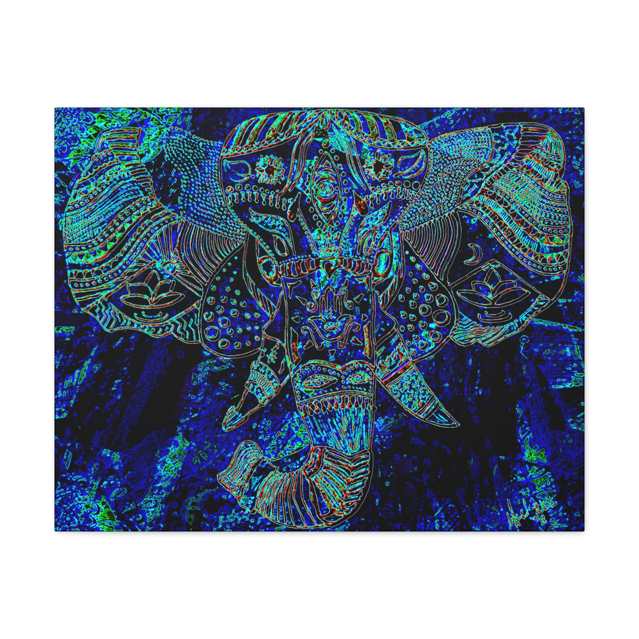 Pachydermis Dimethyltryptamis Matte Canvas Wall Art - Stretched 1.25"