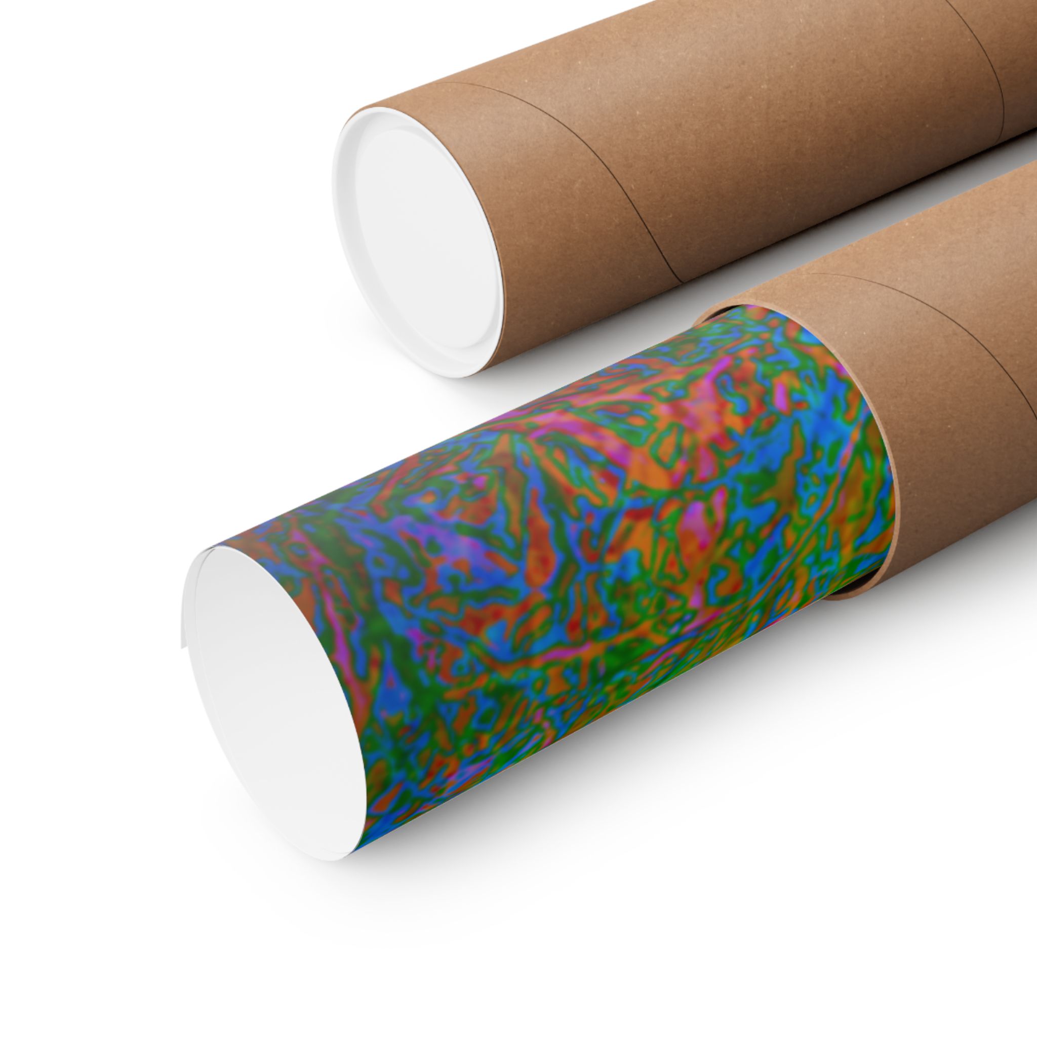 Psychedelic Moose Poster — Matte Vertical Wall Art - Image 3